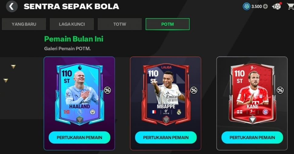 Reward di FC Mobile. (Suara.com/ Rezza Rachmanta)
