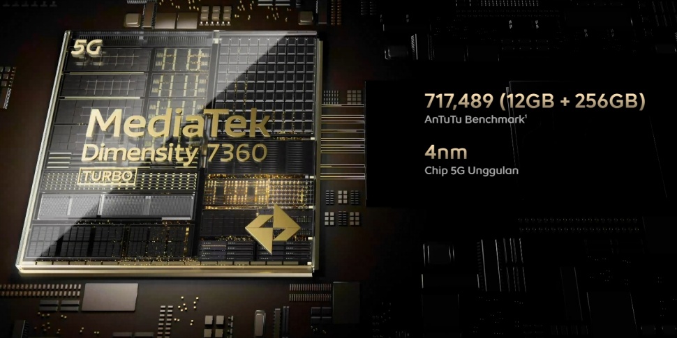 iQOO Z10R mengandalkan Dimensity 7360 Turbo. (iQOO)