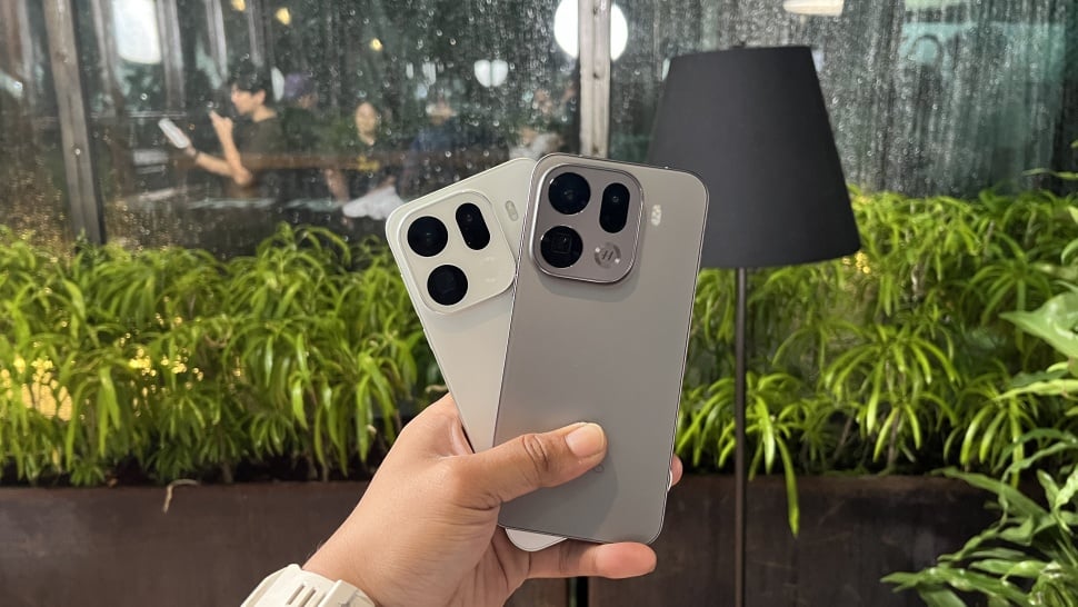 Oppo Find X9 Pro yang resmi dikenalkan ke Indonesia pada Rabu (29/10/2025). [Suara.com/Dicky Prastya]