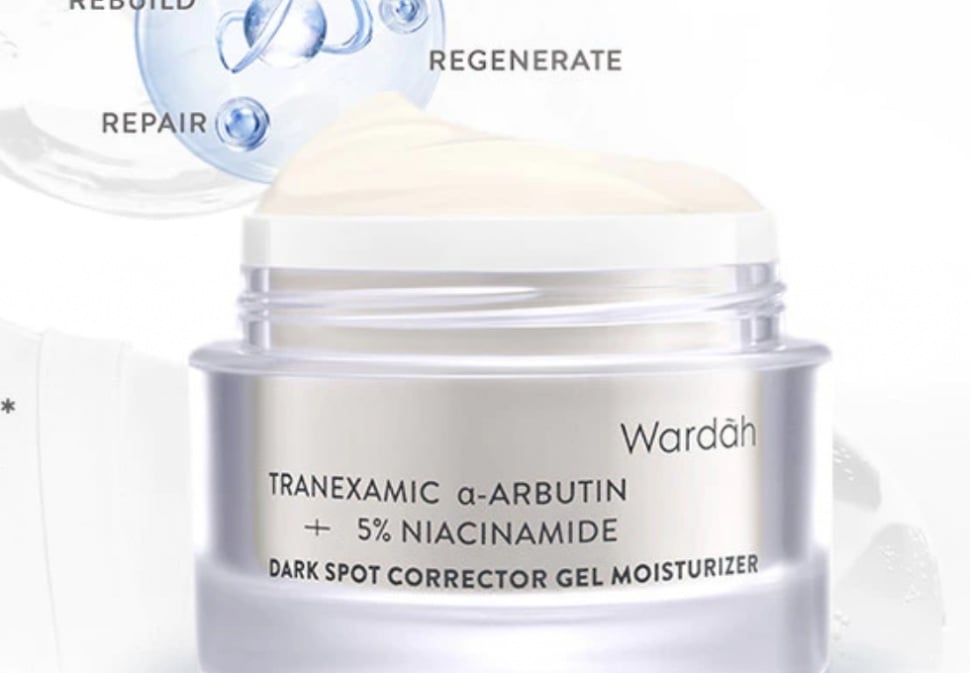 Moisturizer Wardah untuk mencerahkan dan memudarkan flek hitam. (Shopee)