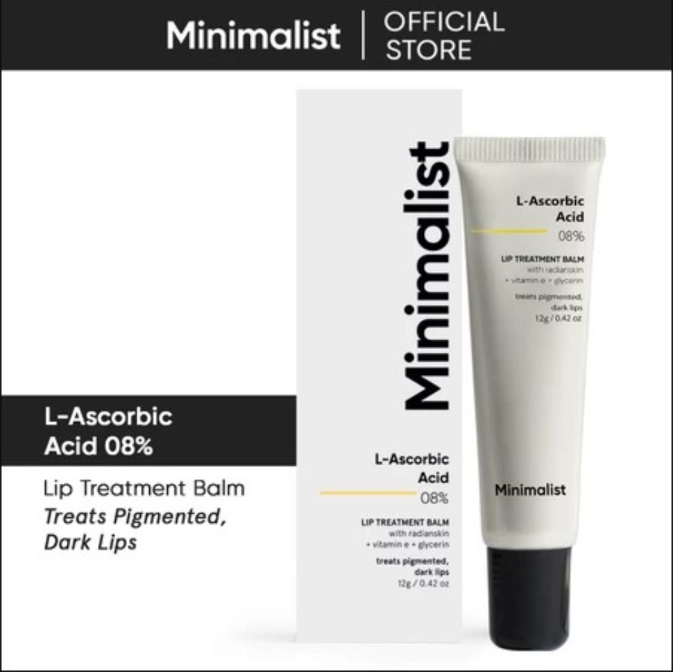 Minimalist Lip Brightening Balm 8% L-Ascorbic Acid