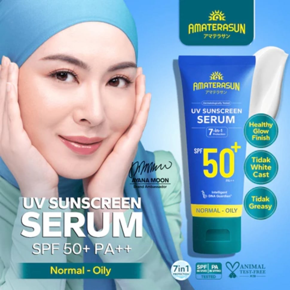 Amaterasun UV Sunscreen Serum SPF 50+ PA++ (Dok. brand)