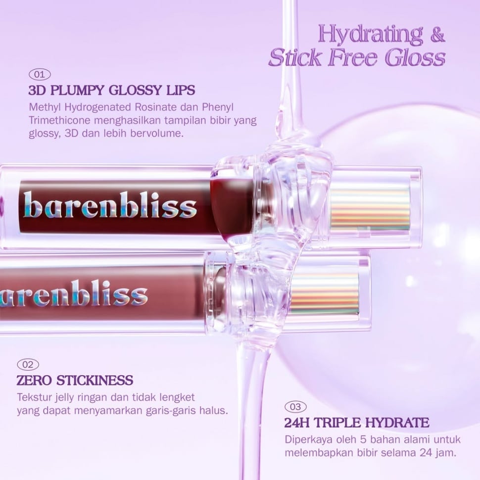 Barenbliss 3D Plumpy Glossy Lip