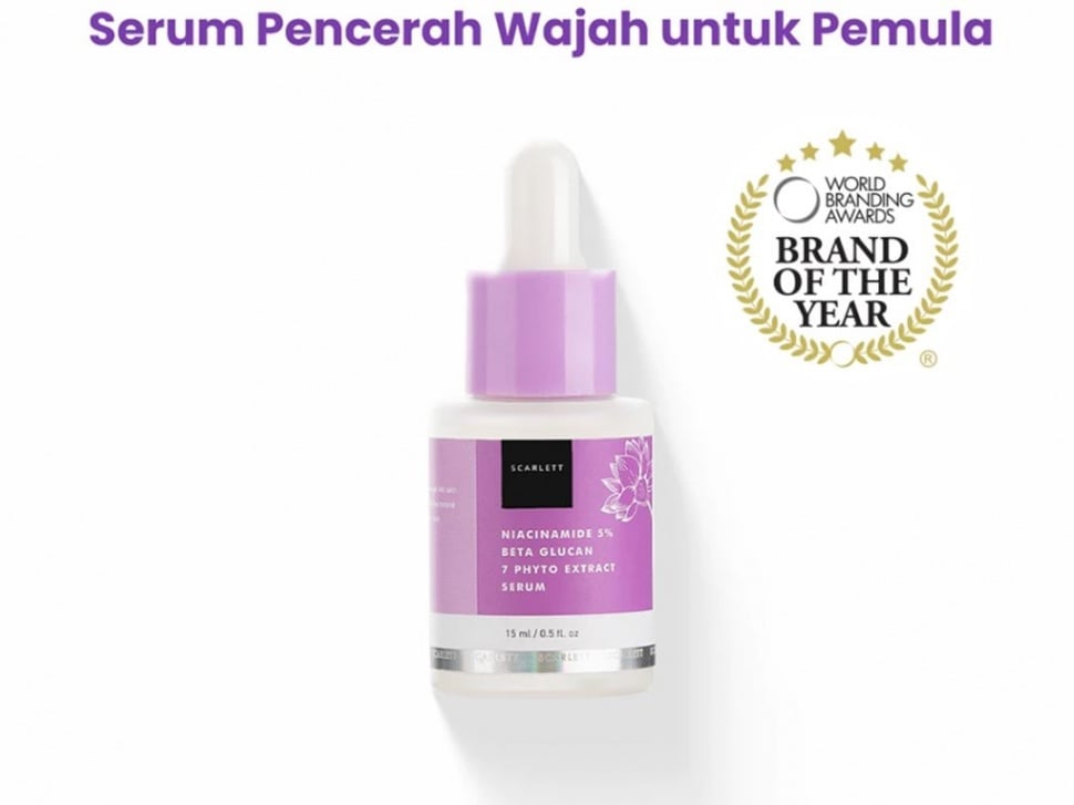 Serum Niacinamide Lokal untuk Pemula. (Shopee)
