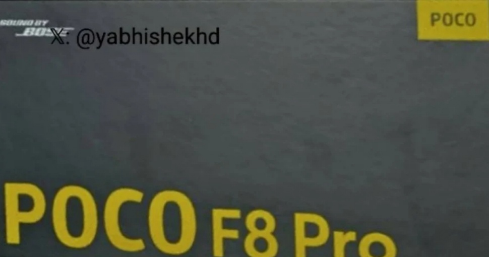 Kotak penjualan POCO F8 Pro. (X Abhishek Yadav)