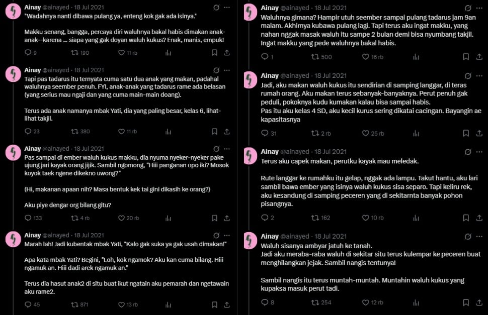 Kisah waluh kukus diadaptasi menjadi film (X)