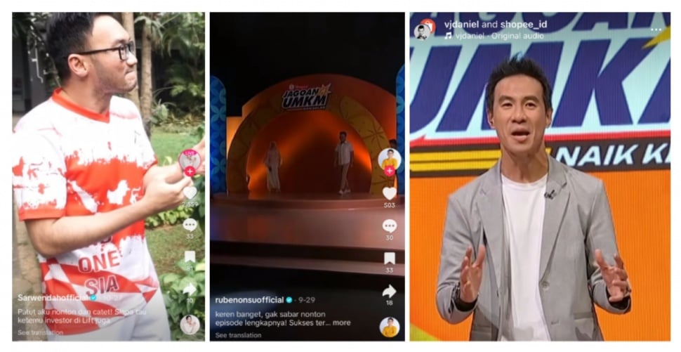 Dukungan para selebritis dan publik figur untuk Shopee Jagoan UMKM