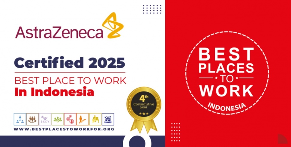 AstraZeneca Indonesia Raih Predikat Best Place to Work 4 Tahun Berturut-Turut. (dok. AstraZeneca)