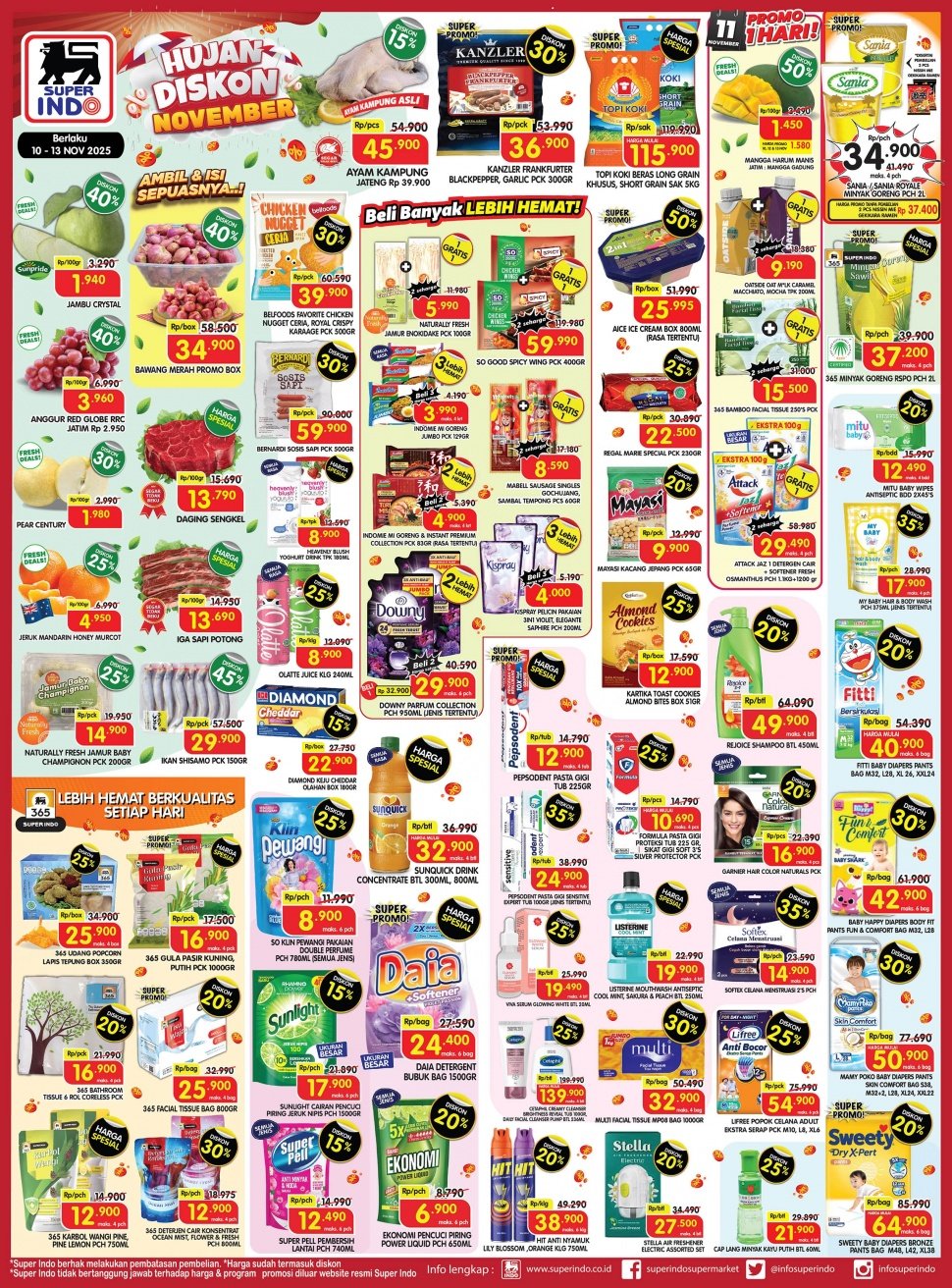 Promo Superindo Hari Ini, Katalog Lengkap 12 November 2025 (superindo.co.id)