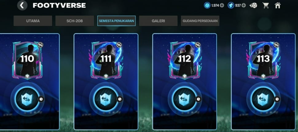 Semesta Penukaran FC Mobile. (Suara.com/ Rezza Rachmanta)