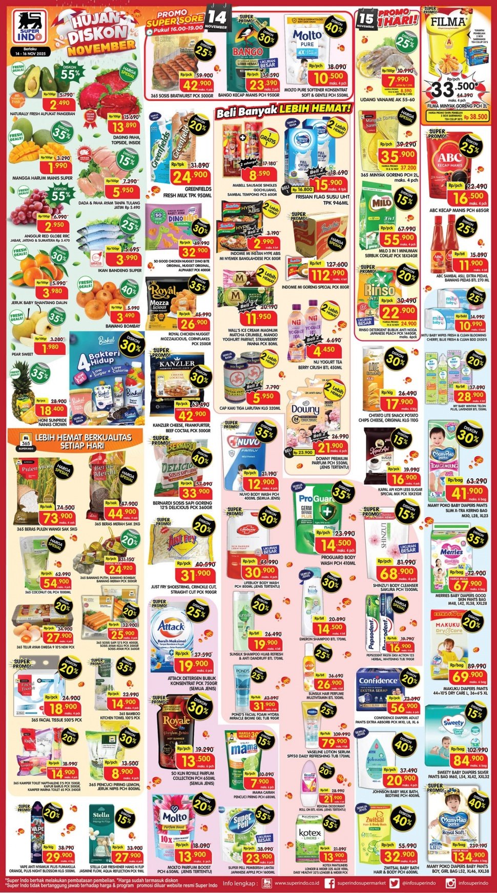 Promo Superindo, Promo JSM, Katalog Diskon Terbaru 14-16 November 2025 (superindo.co.id)