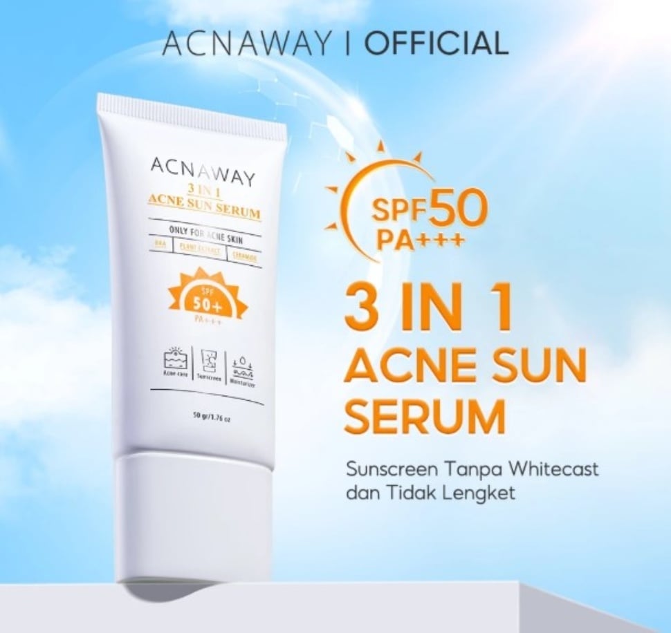 ACNAWAY 3 in 1 Acne Sun Serum Sunscreen