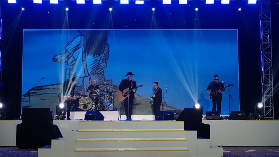 PADI Reborn tampil di Anniversary DRW Skincare (SuaraJogja.id/Rosiana)