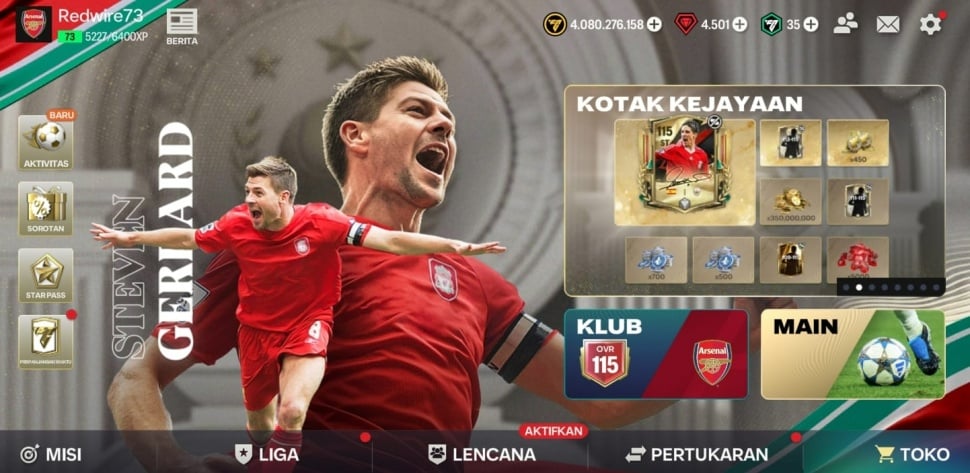 Event Kotak Kejayaan FC Mobile. (Suara.com/ Rezza Rachmanta)