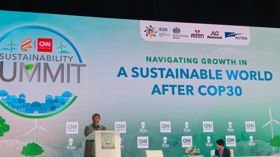 Utusan Khusus Presiden Bidang Energi dan Perubahan Iklim, Hasyim Djojohadikusumo. Suara.com/Bimo Aria Fundrika)