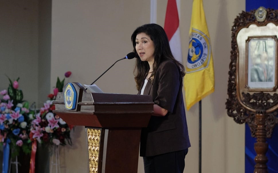 Direktur Jenderal Komunikasi Publik dan Media, Kemkomdigi di kegiatan Indonesia.go.id Goes to Campus (19/11/2025)