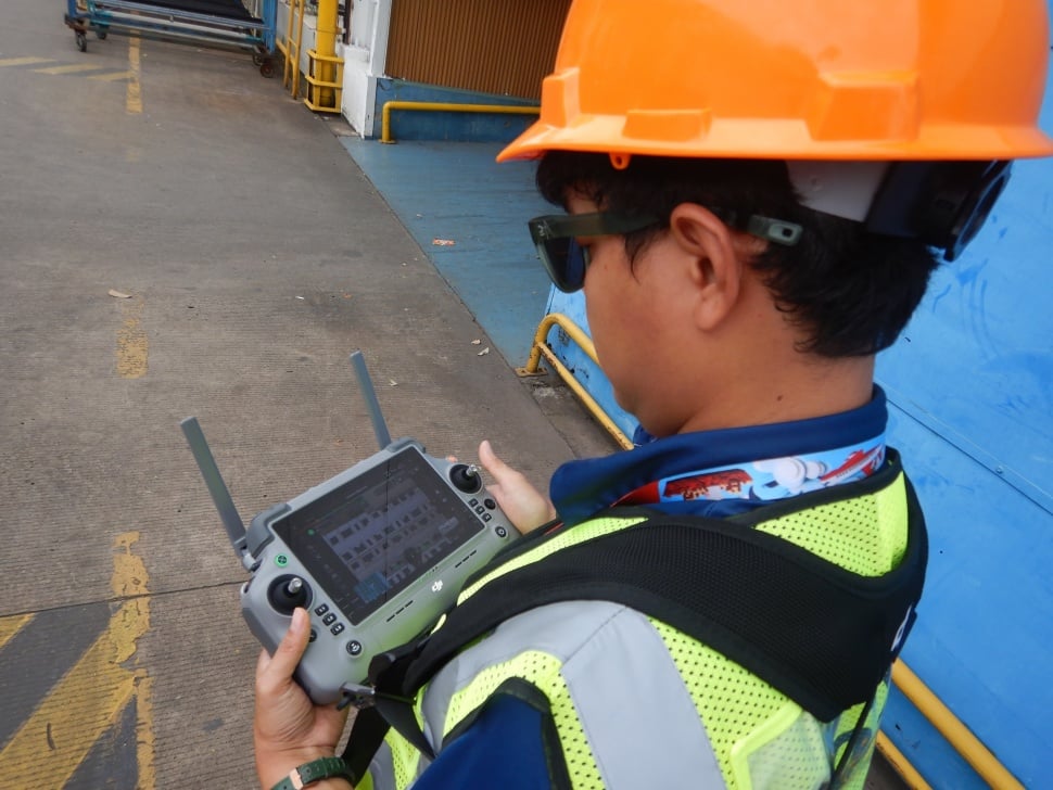 Ilustrasi drone survey. (Dok. MSIG)