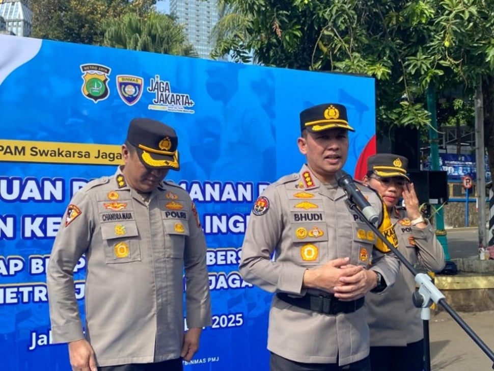 Kabid Humas Polda Metro Jaya Kombes Budi Hermanto. (Suara.com/Muhammad Yasir)