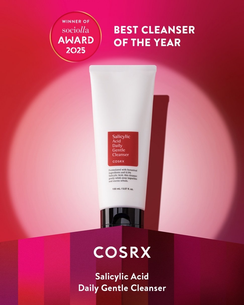 COSRX – Salicylic Acid Daily Gentle Cleanser. (dok. Sociolla)