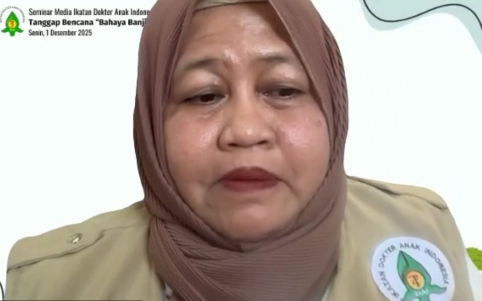 Ketua IDAI Cabang Sumatera Barat, Dr. Asrawati, M. Biomed, Sp.A, Subsp.T.K.P.S(K), FISQua. (tangkap layar)