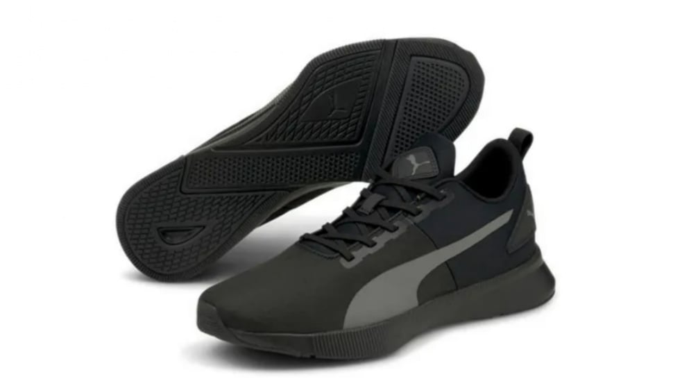 Puma Flyer Runner Mesh Men's Running Shoes - Black. (Sports Station