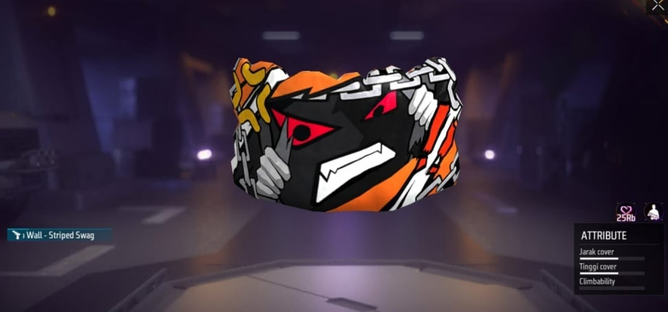 Skin Gloo Wall Striped Swag gratis di Free Fire. (ist)