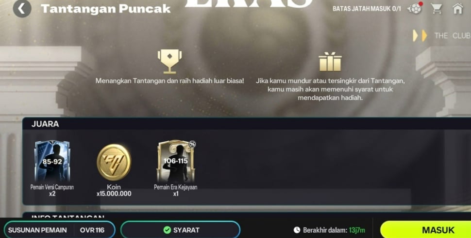 Reward FC Mobile. (ist)