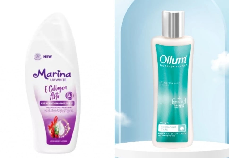 Rekomendasi body lotion kolagen. (Shopee)