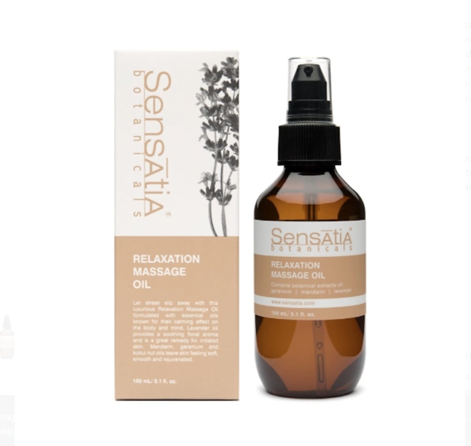 Sensatia Botanicals Relaxation Massage Oil