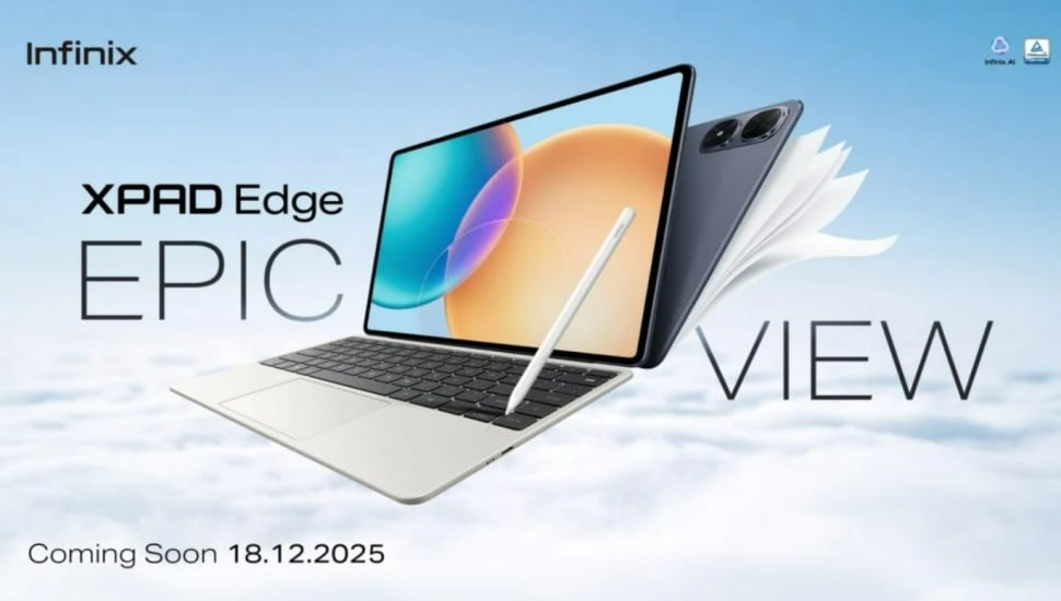 Poster Infinix XPAD Edge. (Infinix Malaysia)