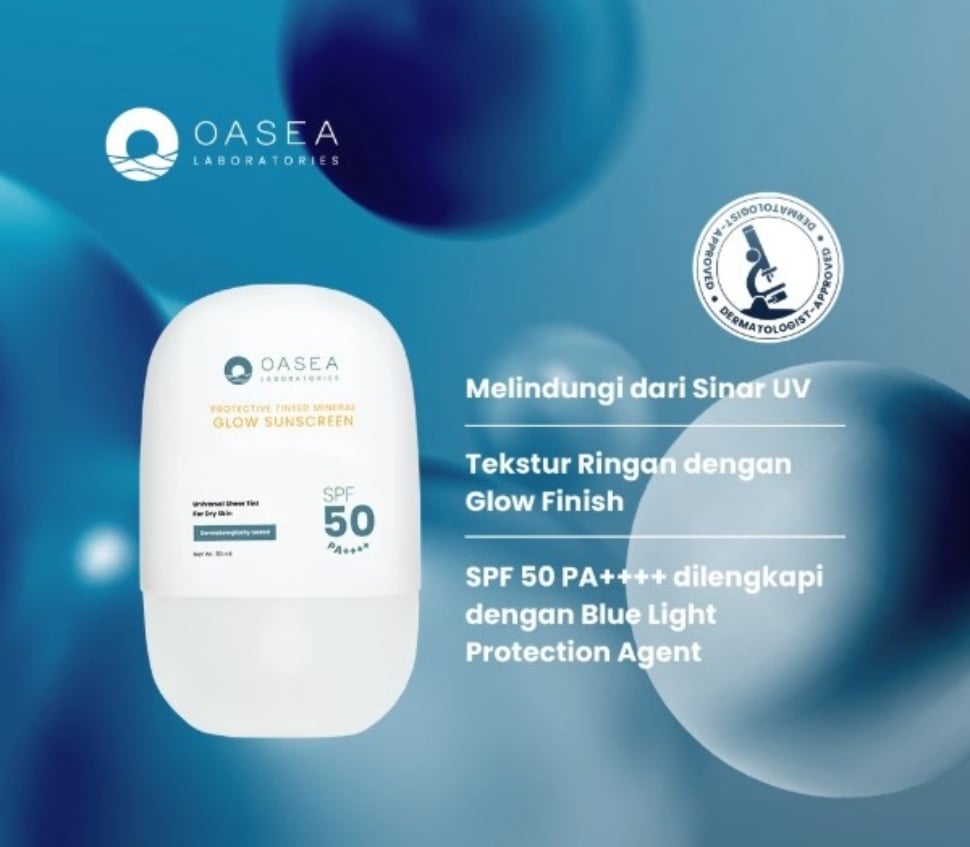 Oasea Protective Tinted Mineral Glow Sunscreen