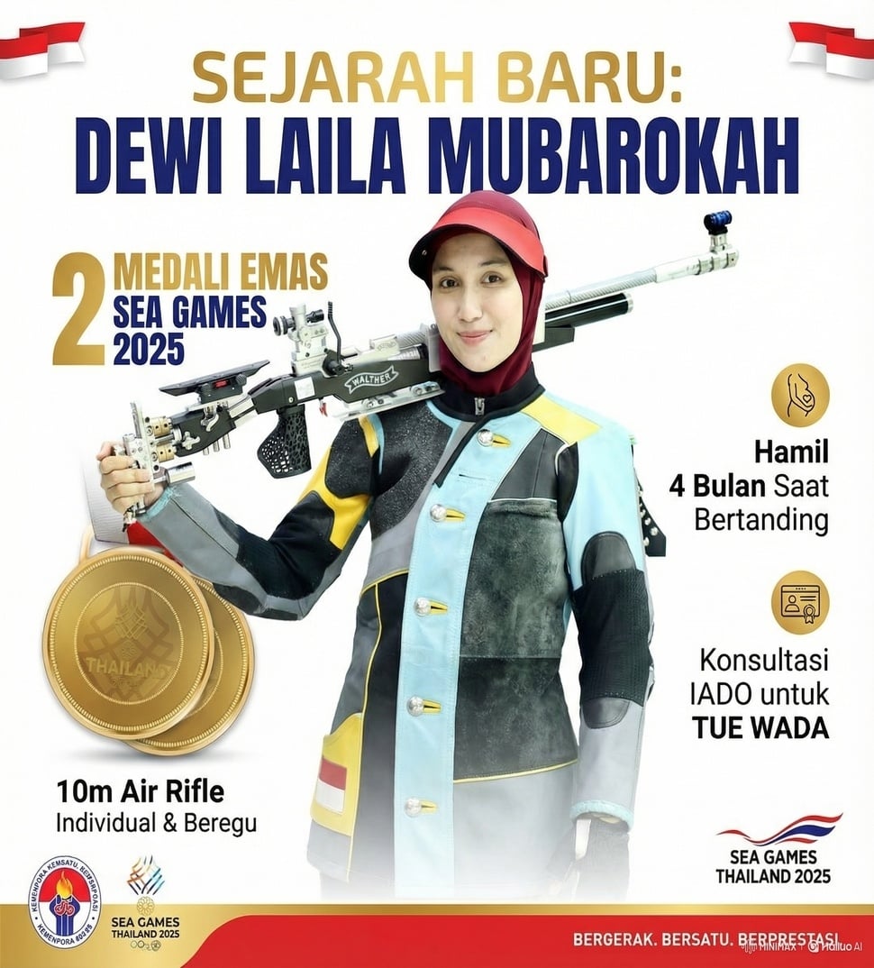 Viral Atlet Indonesia Lagi Hamil 4 Bulan Tetap Bertanding di SEA Games 2025, Eh Dapat Emas [Suara.com]