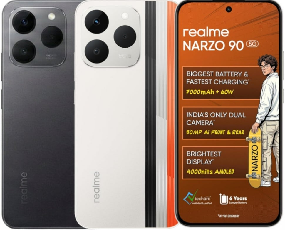 Realme Narzo 90. (Realme India)