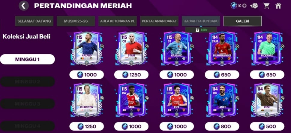 Event anyar Pertandingan Meriah FC Mobile. (Suara.com/ Rezza Rachmanta)