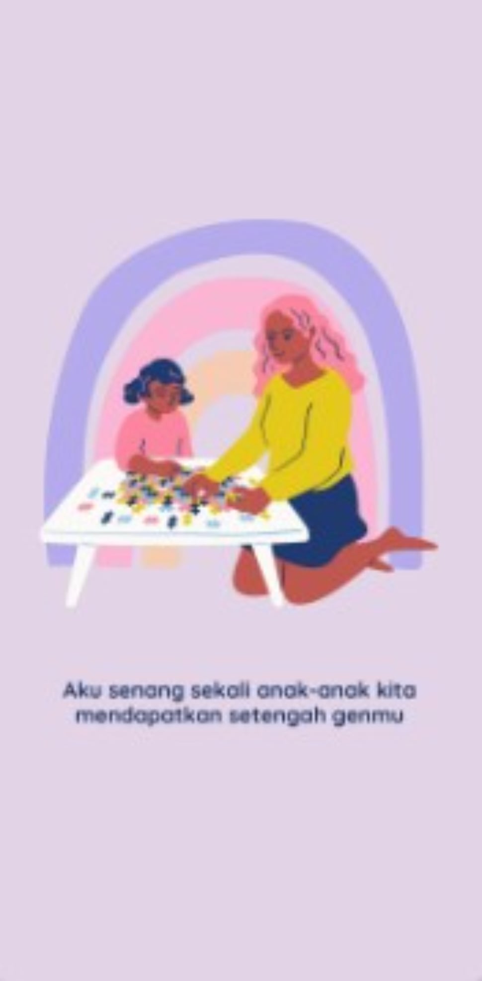Ilustrasi kartu ucapan selamat Hari Ibu 2025 [Canva]