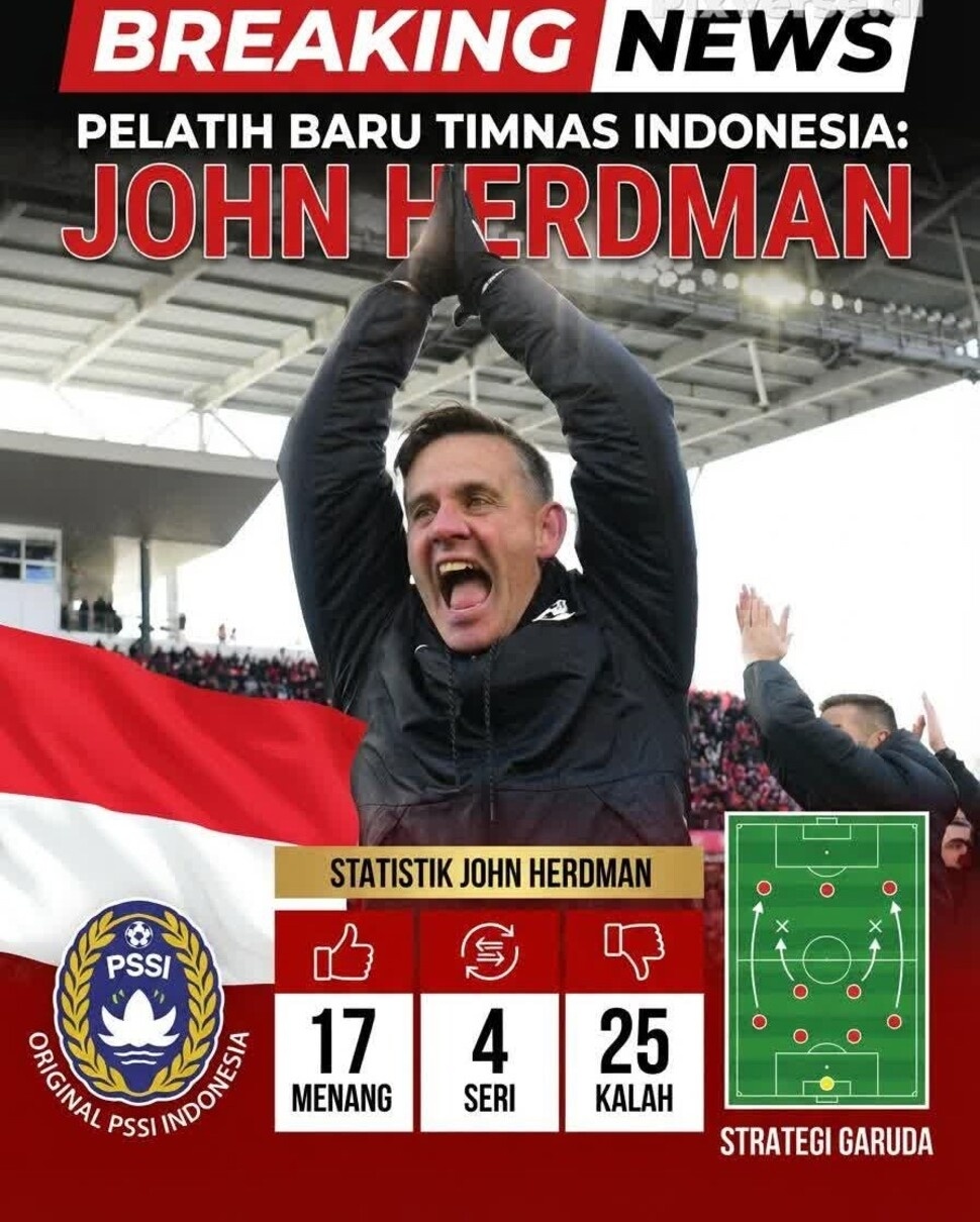 John Herdman Jadi Pelatih Timnas Indonesia, Tunggu Diumumkan [Suara.com]