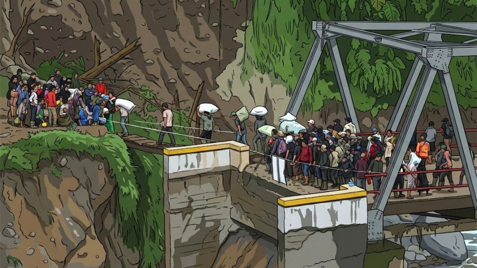 Beras Seharga Nyawa, Warga Pedalaman Aceh Jalan Kaki Sehari Semalam untuk Makan