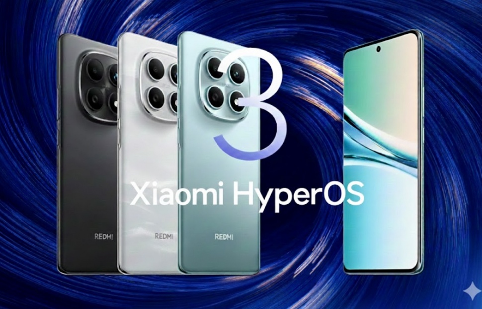 Ilustrasi Redmi Note 15 5G menerima update HyperOS 3.0. (Xiaomi, Google AI)
