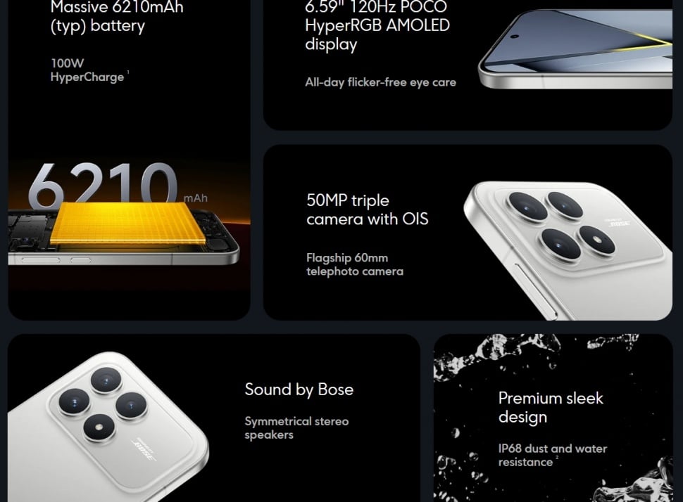 Spesifikasi POCO F8 Pro. (POCO)