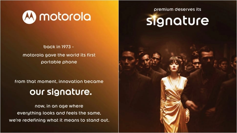 Teaser Motorola Signature. (Motorola)