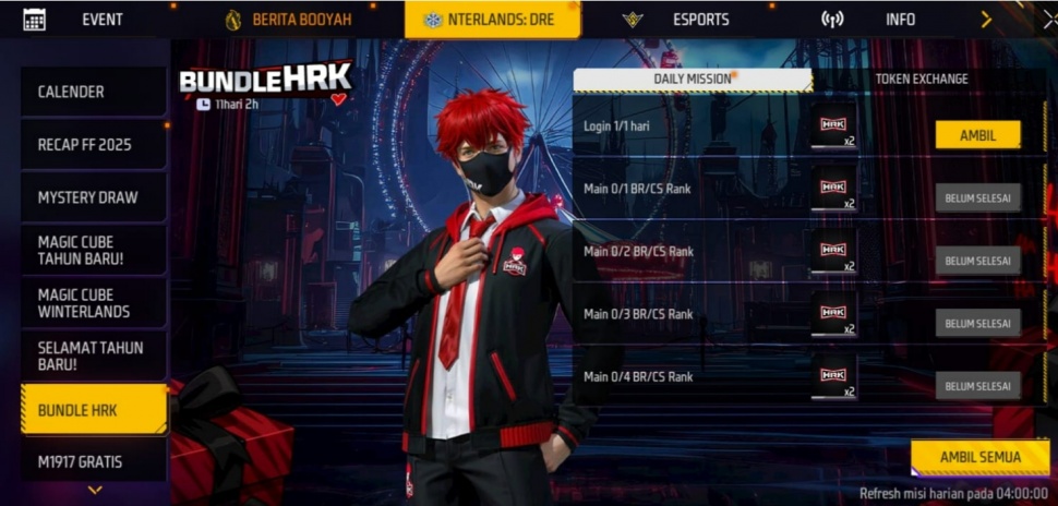 Bundle HRK gratis di FF. (ist)