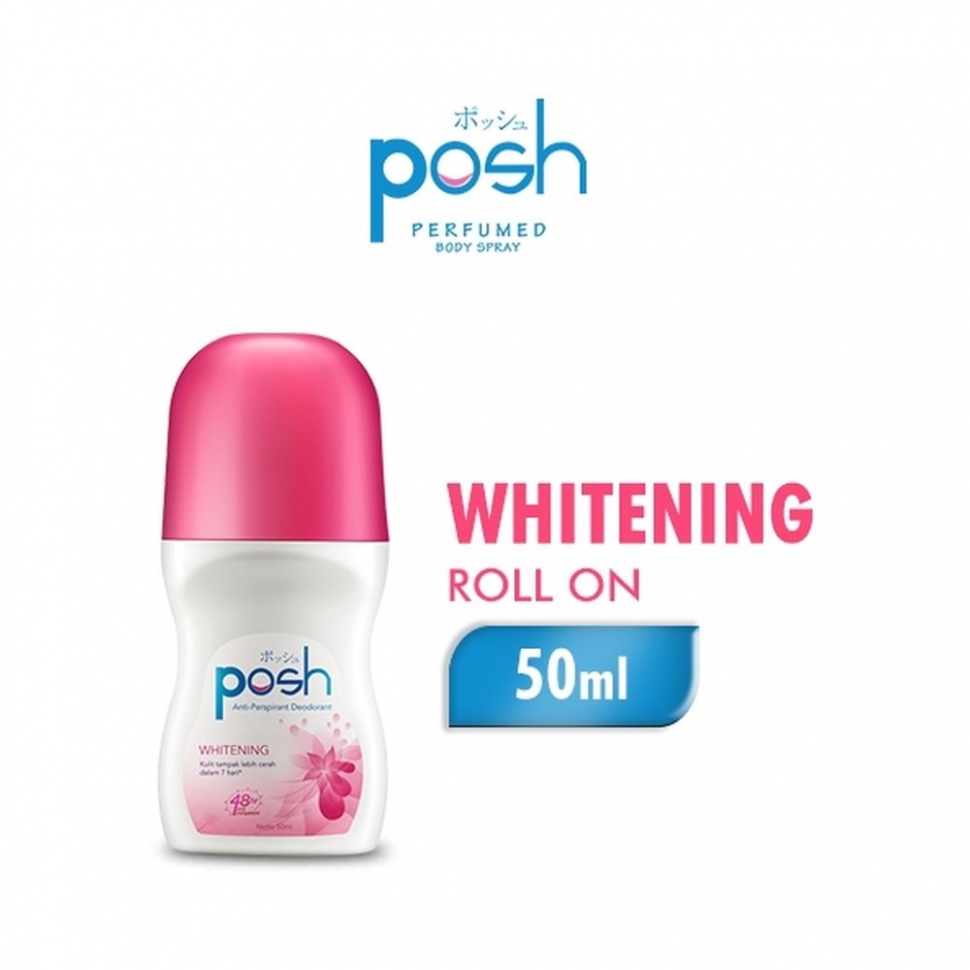 Posh Roll On Deodorant Whitening (klik indomaret)
