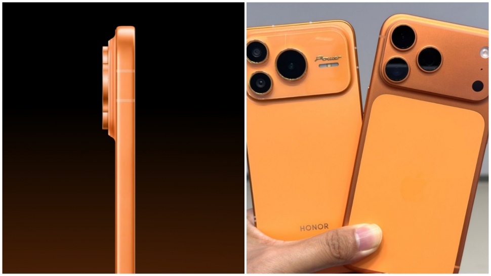 Honor Power 2 vs iPhone 17 Pro. (Honor, X @feni_book)