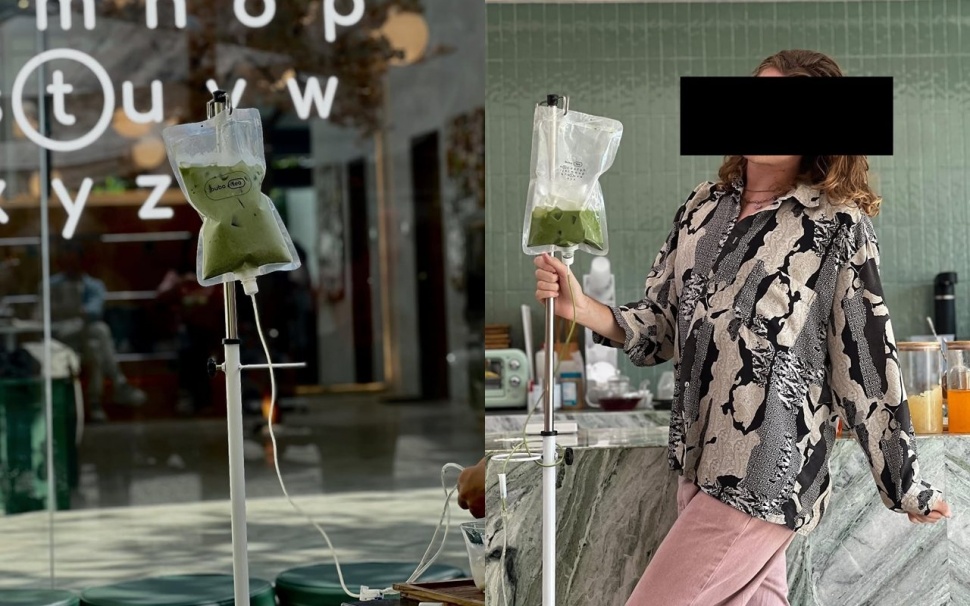 matcha kemasan infus ala Buba Tea Bali (instagram/buba_tea_bali)