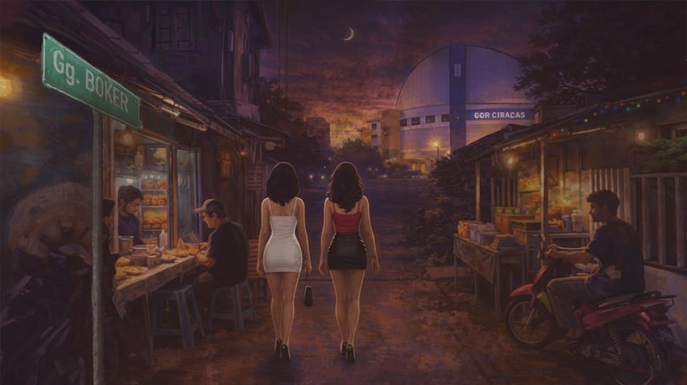 Mimpi Besar 'Sang Penghibur' Terkubur Geliat Malam Gang Boker Ciracas