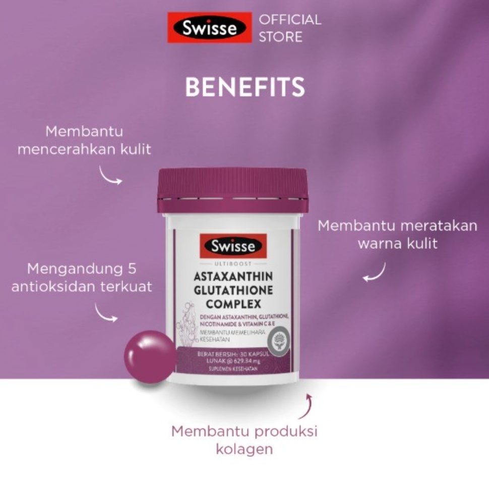 Swisse Ultiboost Astaxanthin Glutathione Complex