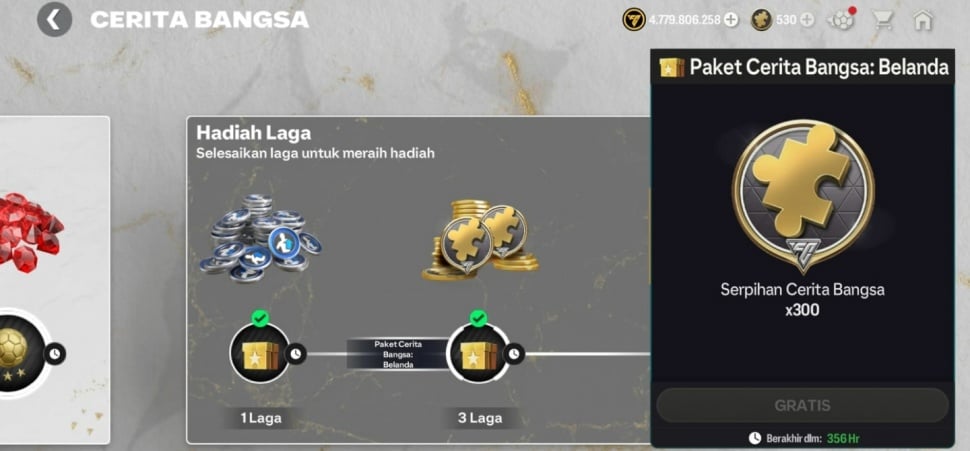 Shards gratis di FC Mobile. (ist)