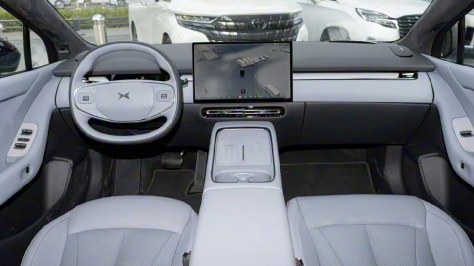 Interior Xpeng P7+ 2026. (Xpeng)