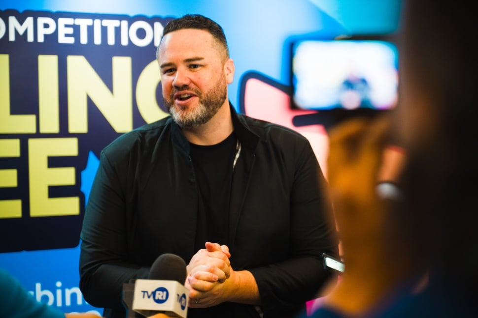 President Director English 1, Matthew Kenley. (Suara.com/Vania)