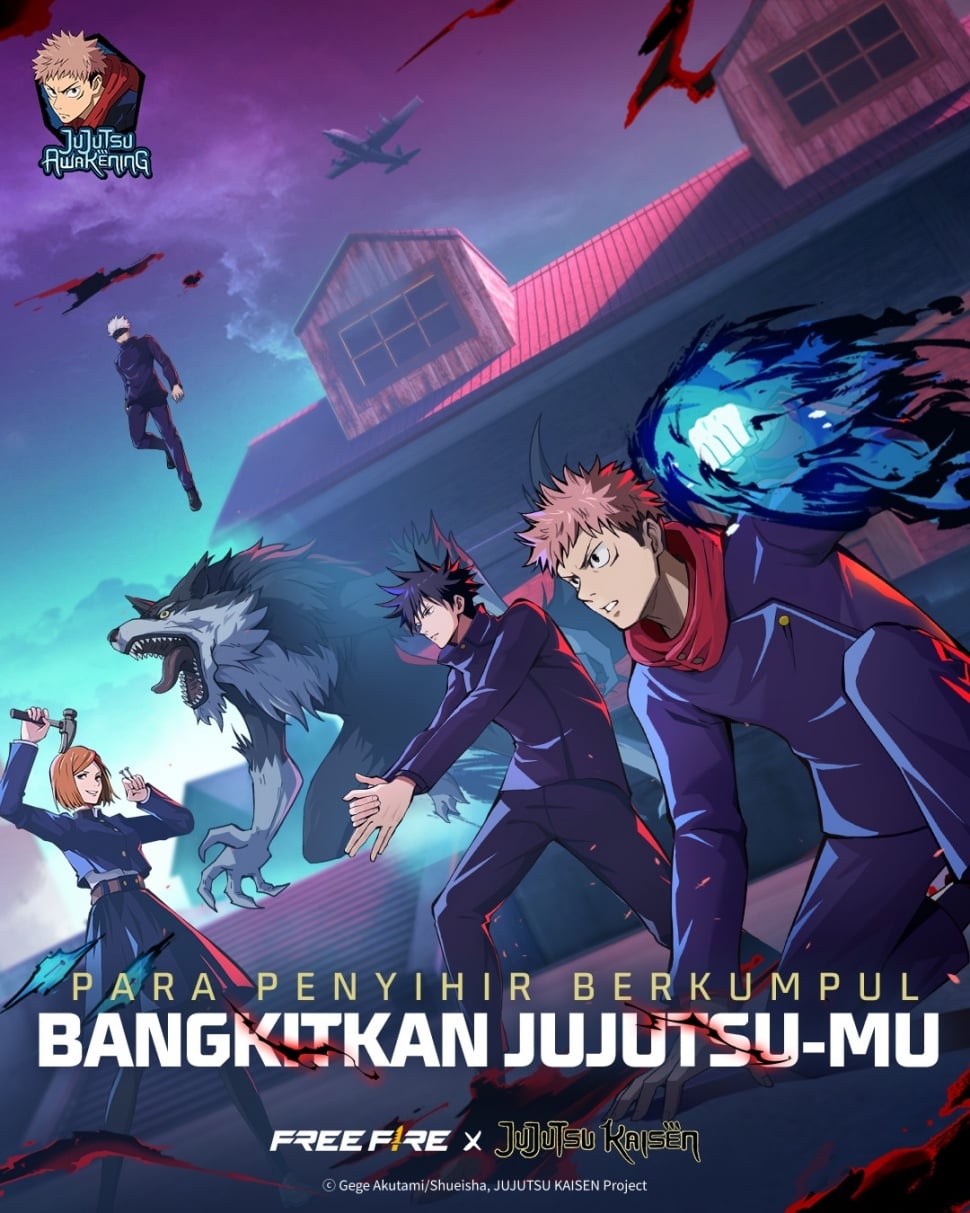 Free Fire x Jujutsu Kaisen (Instagram/freefirebgid)